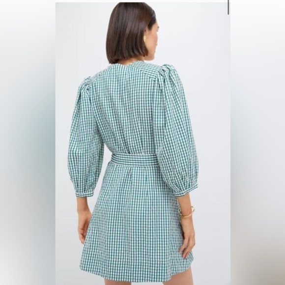 NWT Pomander Place Green Plaid Dress || Tuckernuck - Picture 2 of 6